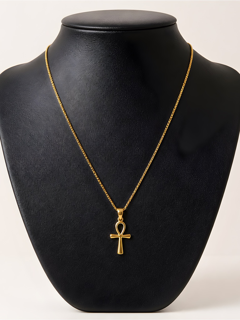 Fashion Jewelry Gold Ankh Pendant Necklace